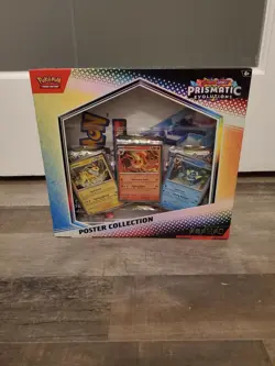 Pokemon TCG SV8.5 Prismatic Evolutions Poster Collection Box Factory Sealed - Image 1