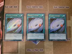 YUGIOH 3X GALAXY CYCLONE MP16-EN027 SECRET 1ST ED NM - Image 1