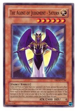 Yugioh! HP The Agent of Judgment - Saturn - DR2-EN118 - Super Rare - Unlimited E - Image 1