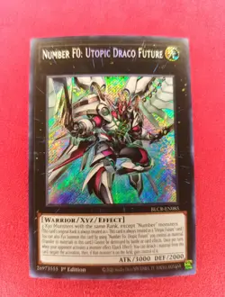 Yu-Gi-Oh! Number F0: Utopic Draco Future BLCR-EN085 Secret Rare 1st Edition NM - Image 1