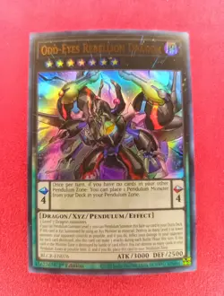 Yugioh! Odd-Eyes Rebellion Dragon BLCR-EN076 1st Ed Ultra Rare Near Mint - Image 1