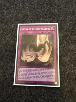 Yugioh Songs of the Dominators ALIN-EN078 Secret Rare 1st Edition NM - Image 1