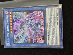 Yugioh Blue-Eyes Chaos Dragon LDS2-EN017 Secret 1st ED NM - Image 1