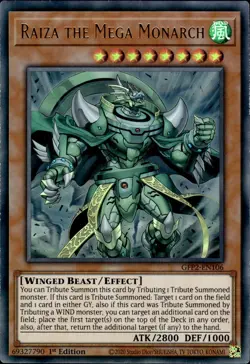 Raiza The Mega Monarch - Ultra Rare 1st Edition GFP2-EN106 - LP - YuGiOh - Image 1
