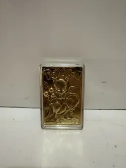 1999 BK 23k Gold Plated Mewtwo Pokemon Card! - Image 1