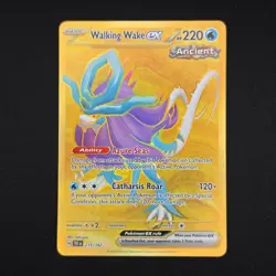 Pokemon TCG Card Walking Wake ex 215/162 Temporal Forces Gold Hyper Rare - NM - Image 1