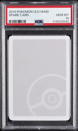 2019 POKEMON OLD MAID SPARE CARD PSA 10 - Image 1