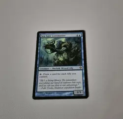 Magic The Gathering Sea Gate Loremaster Zendikar Card LP MTG - Image 1