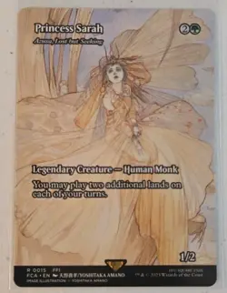 MTG magic FINAL FANTASY rare PRINCESS SARAH showcase FCA #015 THROUGH THE AGES - Image 1
