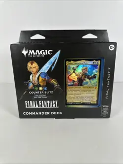 Magic The Gathering - Final Fantasy Commander Deck - Counter Blitz Tidus -Sealed - Image 1