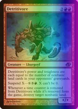MTG Magic the Gathering Detritivore (96/168) Planar Chaos LP FOIL - Image 1