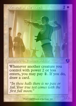 MTG Mentor of the Meek (345/612) Innistrad Remastered LP FOIL - Image 1