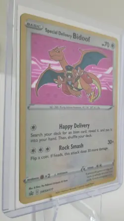 Special Delivery Bidoof SWSH177 SWSH: Sword & Shield Promo Cards Holo - Image 2
