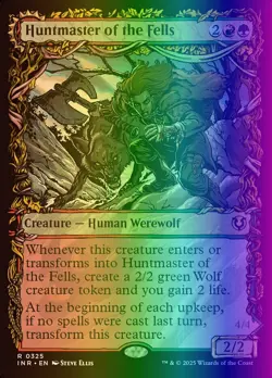 MTG Huntmaster of the Fells (325/612) Innistrad Remastered NM FOIL - Image 1
