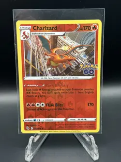 Charizard #10/78 Pokemon Go Reverse Holo Rare Card TGC - Image 1