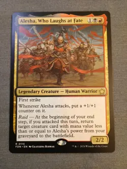 Alesha, Who Laughs at Fate Foundations Regular NM R 0115 - Image 1