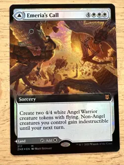 Emeria's Call (Extended Art) Zendikar Rising ? FOIL MTG ?? Pack Fresh! - Image 1