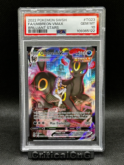 PSA 10 Pokemon Card Umbreon Vmax TG23/TG30 - Brilliant Stars GEM MT - Image 1