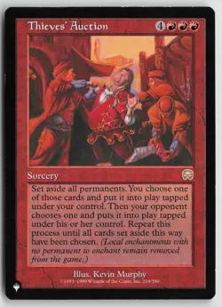 Thieves' Auction R Mercadian Masques 218 NM - Image 1