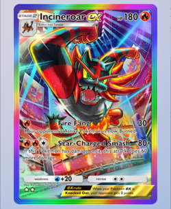 Incineroar Rainbow Rare 2?, Pokemon TCG Pocket, Celestial Guardians, English - Image 1