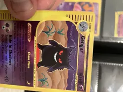 Pokemon Gengar 13/165 Expedition Base Set Reverse Holo Rare 2002 BEAUTIFUL ?? - Image 3