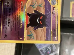 Pokemon Gengar 13/165 Expedition Base Set Reverse Holo Rare 2002 BEAUTIFUL ?? - Image 4