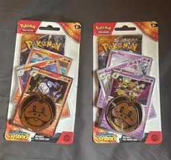 Pokemon TCG: Surging Sparks Checklane Blister Set, Alakazam & Chandelure - Image 1