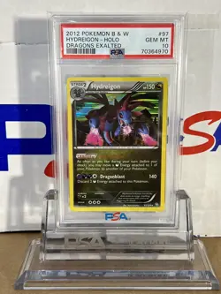 2012 Pokemon Dragon Exalted Hydreigon Holo 97/124 PSA 10 GEM MT LOW POP! 7🔥 - Image 1