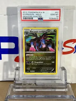 2012 Pokemon Dragon Exalted Hydreigon Holo 97/124 PSA 10 GEM MT LOW POP! 7🔥 - Image 2