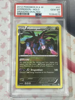 2012 Pokemon Dragon Exalted Hydreigon Holo 97/124 PSA 10 GEM MT LOW POP! 7🔥 - Image 4