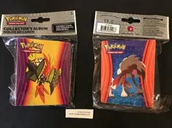 1X Pokemon SUN & MOON Guardians Rising Mini album binder holds 60 cards + PACK - Image 1