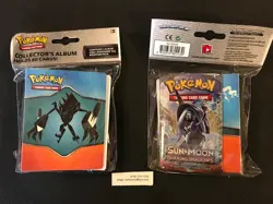 1X Pokemon SUN & MOON Guardians Rising Mini album binder holds 60 cards + PACK - Image 4