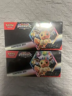 Pokemon TCG Prismatic Evolutions Surprise Box Sealed, Lot of 2 - Image 1
