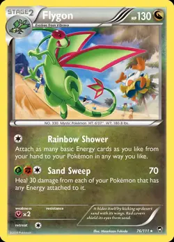 Pokemon Flygon (76/139) Furious Fists LP - Image 1