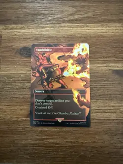 Foil Secret Lair Vandalblast x1 Magic Cards MTG Deadpool Marvel - Image 1