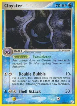 Pokemon Cloyster (20/116) FireRed & LeafGreen LP - Image 1