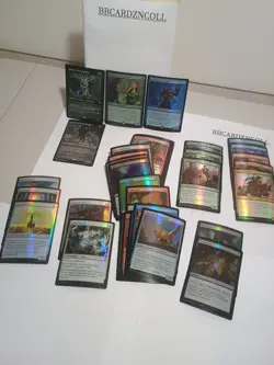 MTG Commander Legends 72 Card Lot All Foil Cards-Commons-Unc- Rares NM/NM+ - Image 1