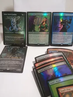 MTG Commander Legends 72 Card Lot All Foil Cards-Commons-Unc- Rares NM/NM+ - Image 2