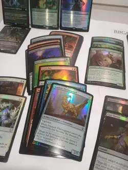 MTG Commander Legends 72 Card Lot All Foil Cards-Commons-Unc- Rares NM/NM+ - Image 3