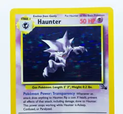 HAUNTER 6/62 Holo Rare Fossil Set Unlimited 1999 - Pokemon Card WOTC - Image 2