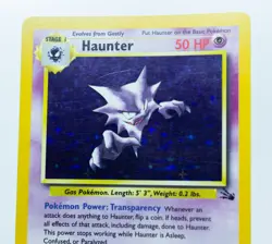 HAUNTER 6/62 Holo Rare Fossil Set Unlimited 1999 - Pokemon Card WOTC - Image 4