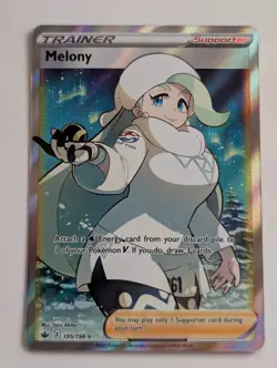 Melony 195/198 Chilling Reign Full Art Ultra Rare Pokemon TCG NM - Image 1