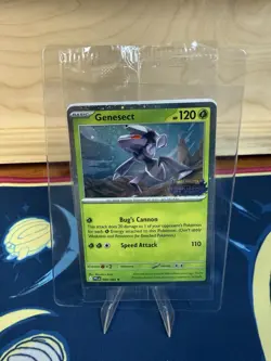 Pokemon Genesect 008 Mega Evolution Phantasmal Flames Best Buy Promo STAMPED - Image 1