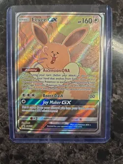Pokemon TCG Eevee GX SM233 Full Art Black Star Promo Sun & Moon - Image 1