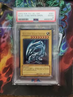 2002 Yugioh Blue Eyes White Dragon - SDK-001 - PSA 2 Unlimited - Image 1
