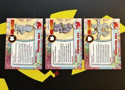 Vintage Topps Pokemon Cards Machop Machoke Machamp Evolution Set Blue Label NM - Image 2