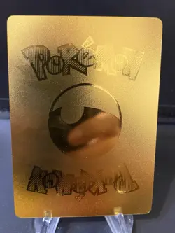 Giant Charizard GX Gold Foil Fan Art Pokemon Display Card 02/21 - Image 2
