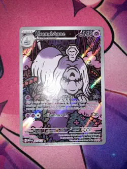 Houndstone 145/132 Mega Evolution Holo Illustration Rare NM English Pokemon Card - Image 2