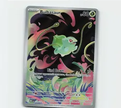 Bulbasaur 133/132 Mega Evolutions Illustration Rare Pokemon Card - Image 1