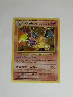 Pokemon Card TCG Charizard Evolutions Holo Rare Card 2016 11/108 NM/LP - Image 1